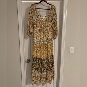 Floral Print Maxi Dress NWOT